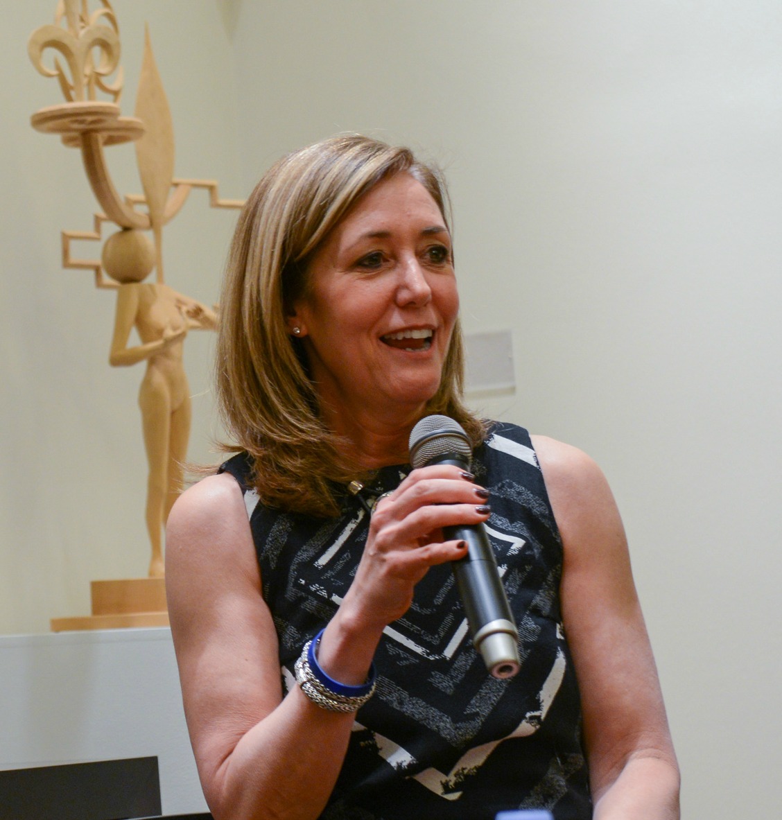 with mic Picture Your Prosperity Book Signing a